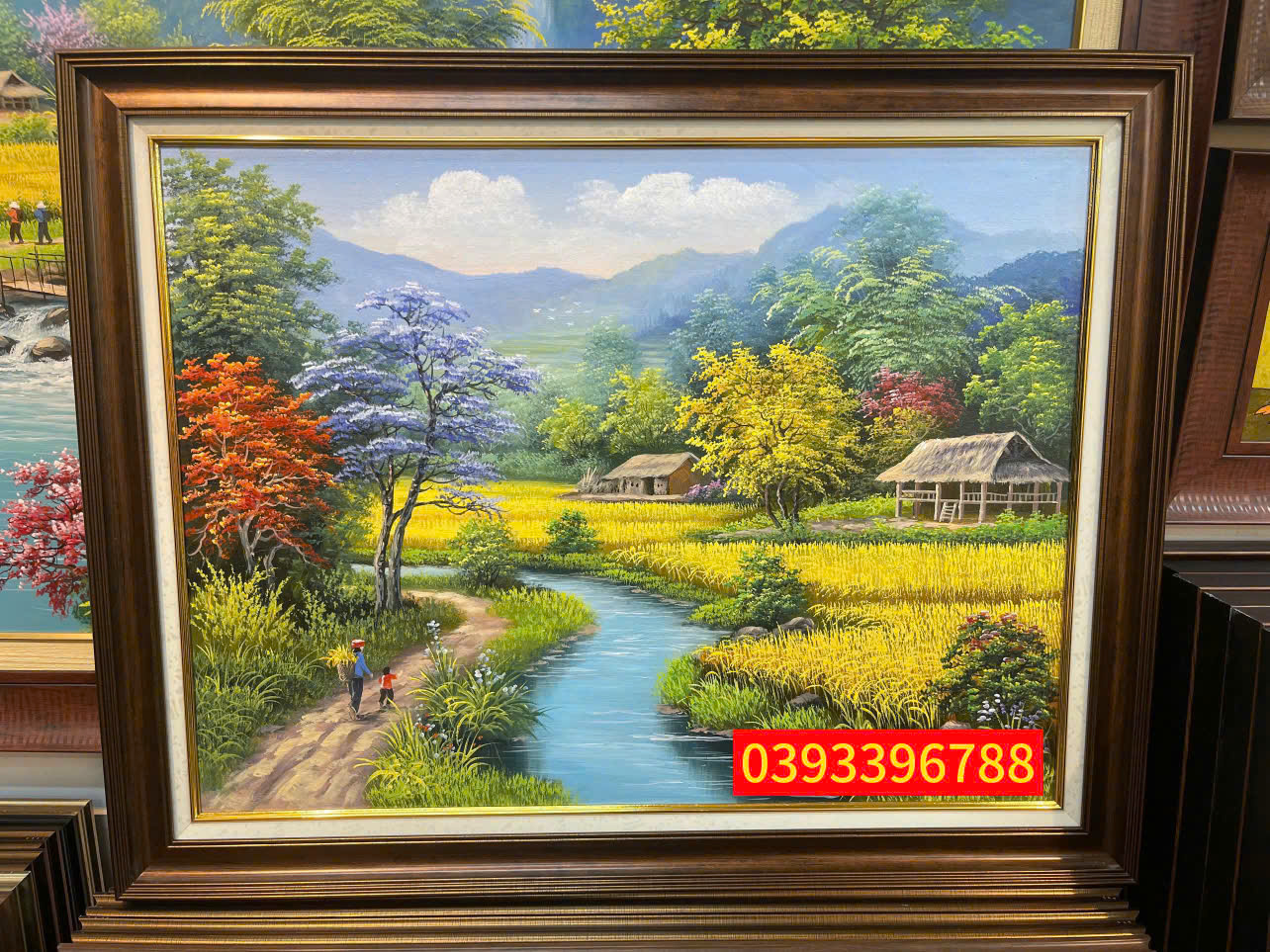 Tranh ruộng bậc thang