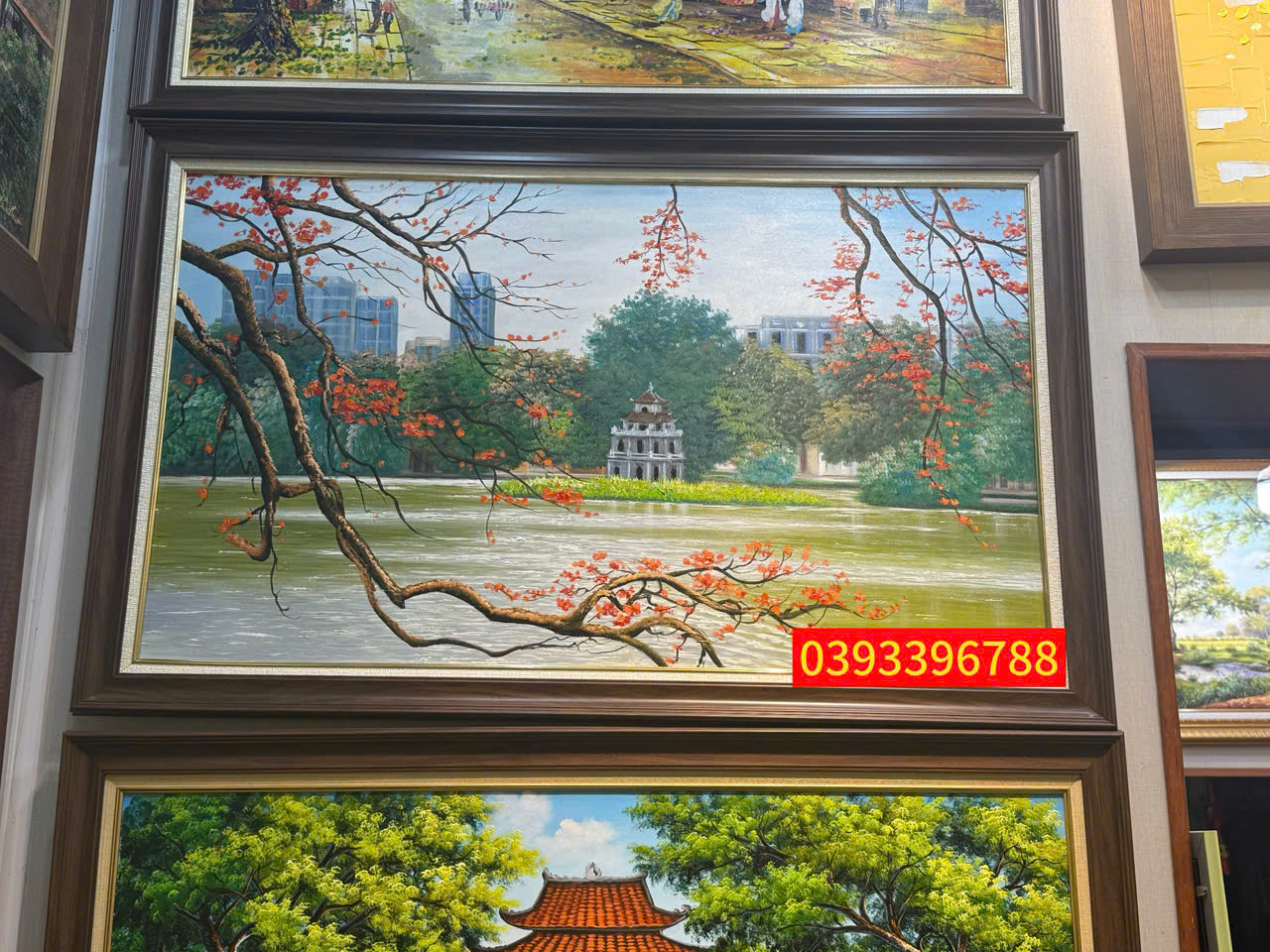 tranh hồ gươm