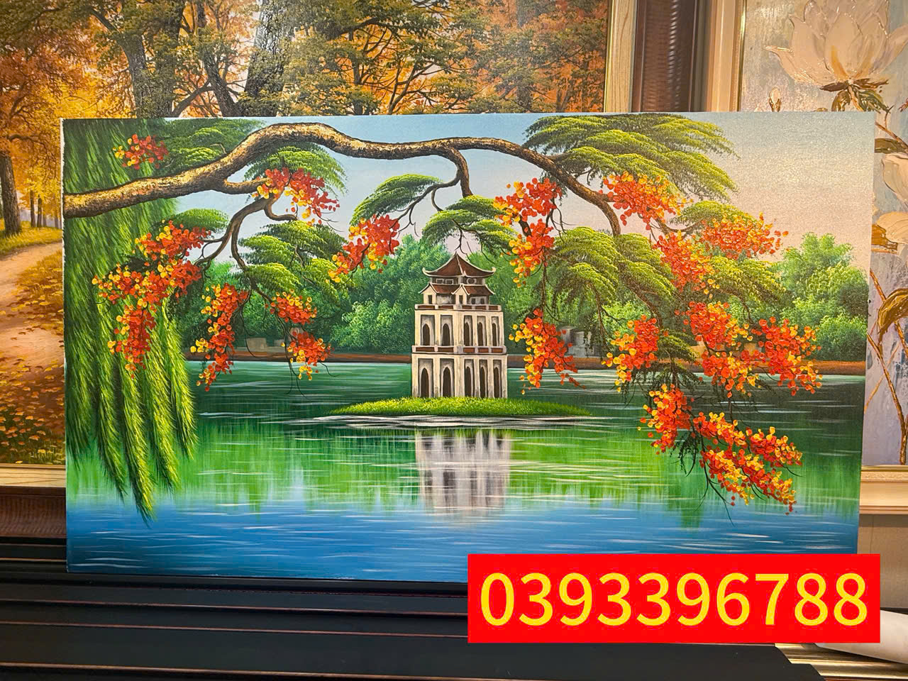 tranh hồ gươm