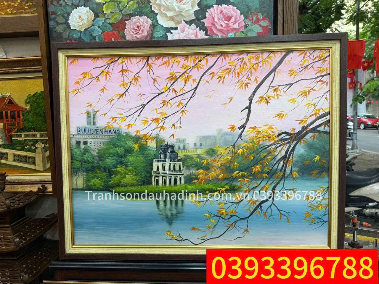 tranh hồ gươm