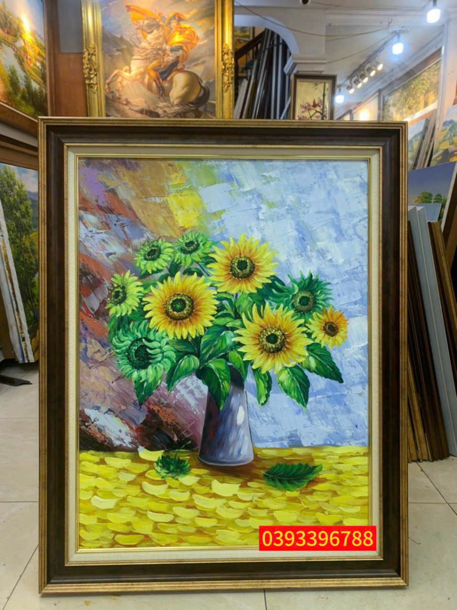 tranh hoa hướng dương