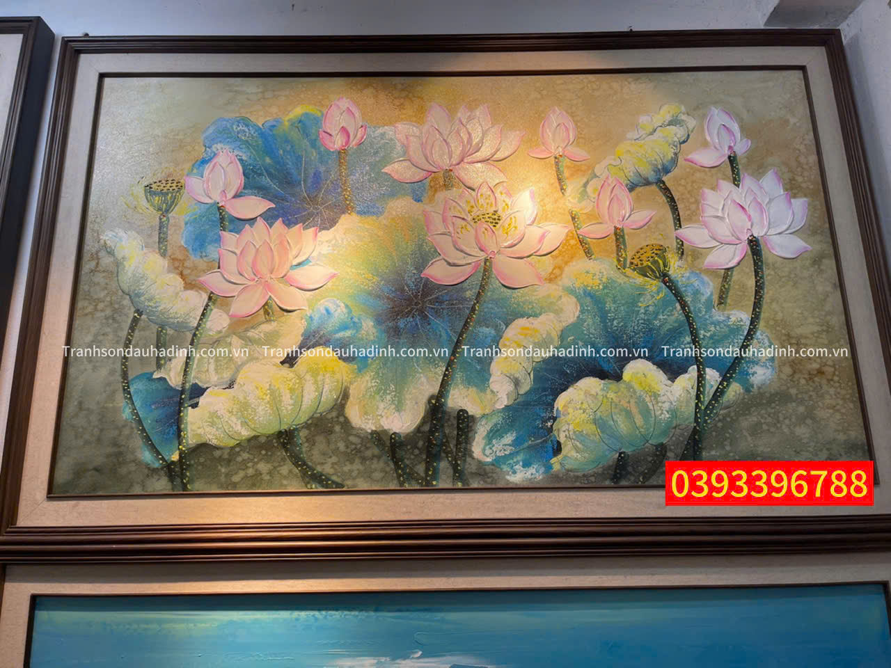 tranh hoa sen