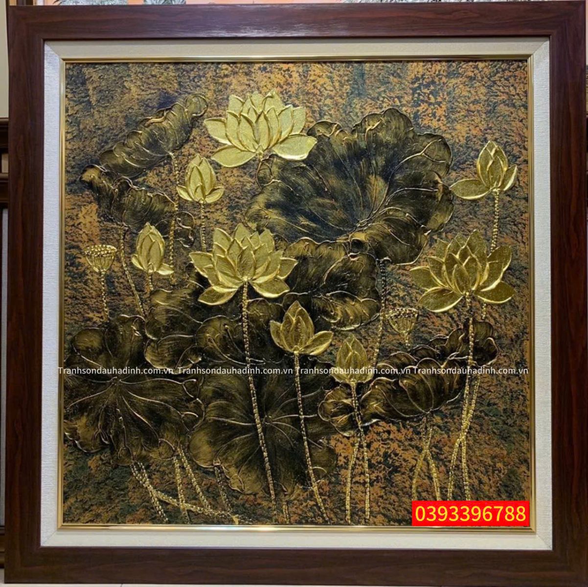 tranh dát vàng
