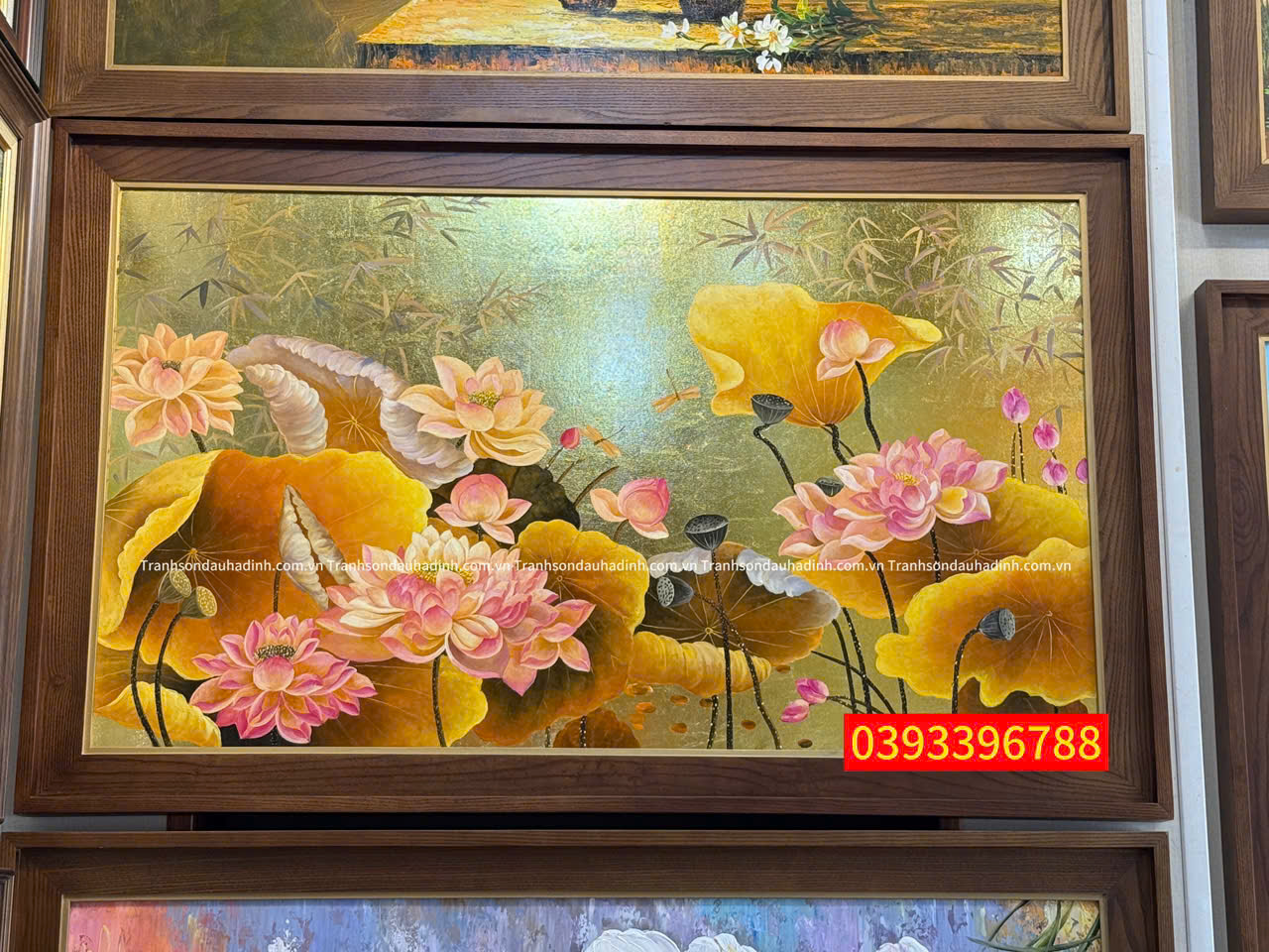 tranh hoa sen