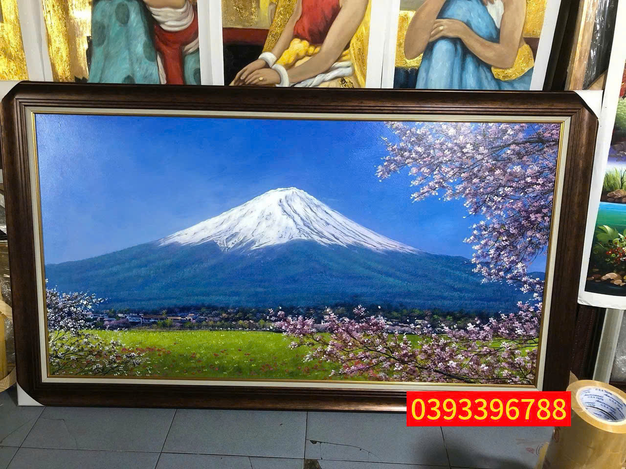 tranh núi phú sĩ