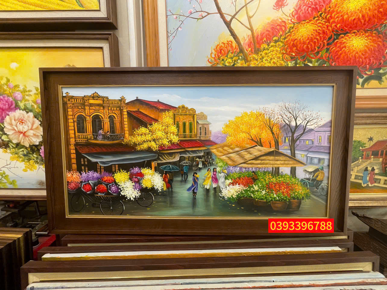 tranh phố cổ Hà Nội