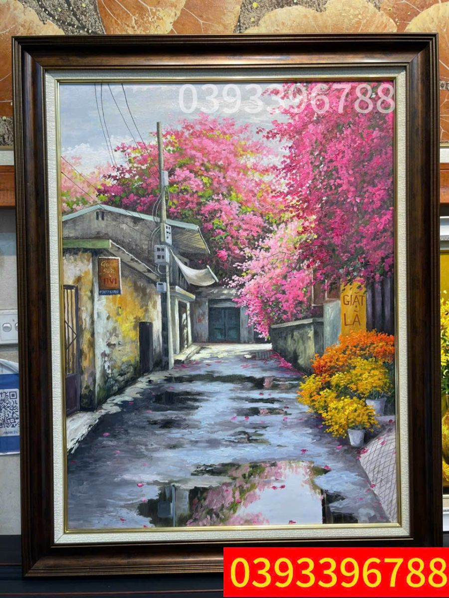 tranh phố cổ