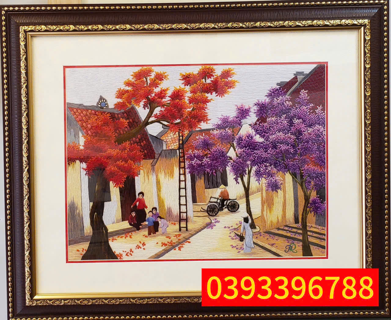 Tranh sơn dầu phố cổ