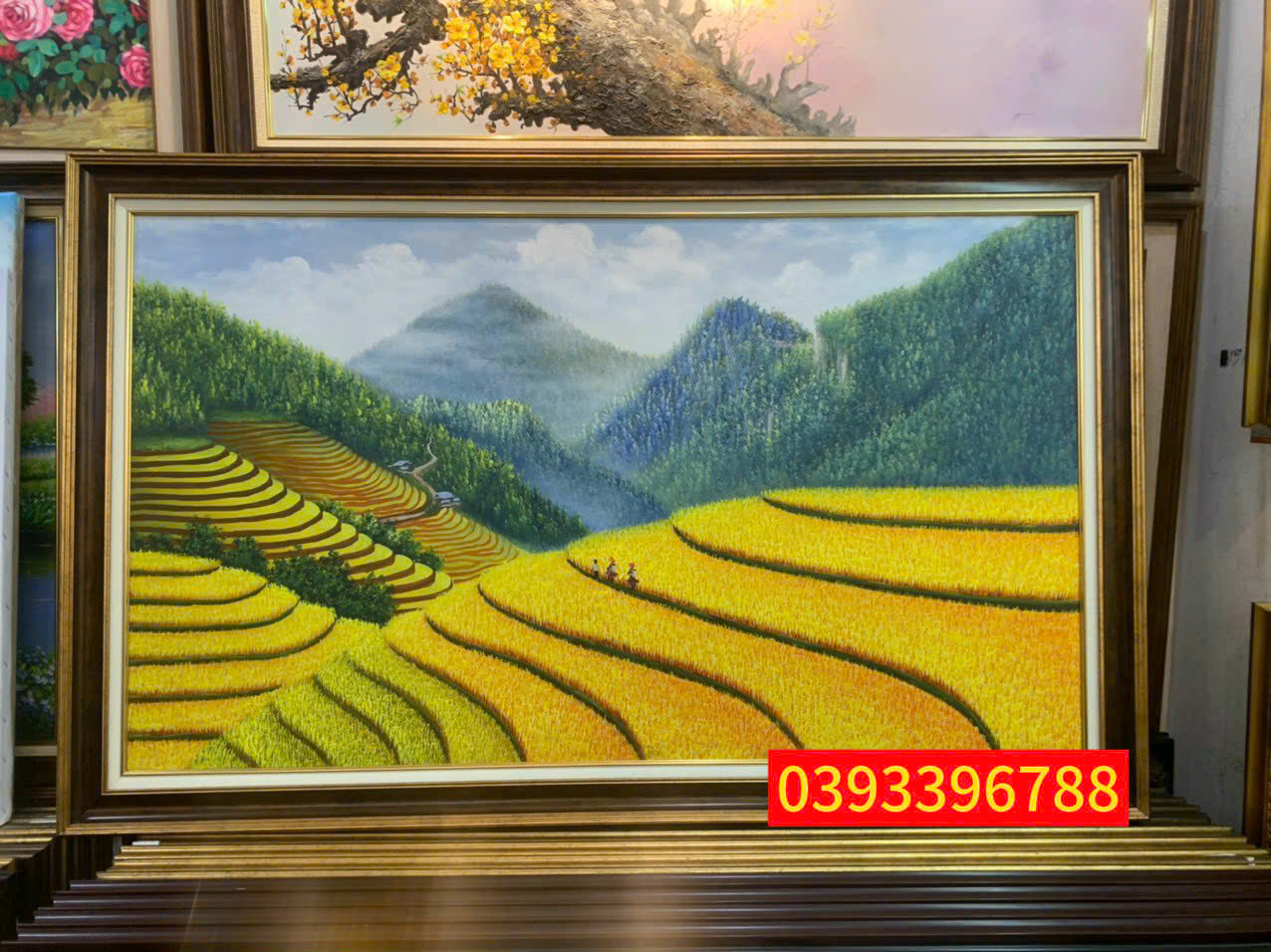 Tranh ruộng bậc thang