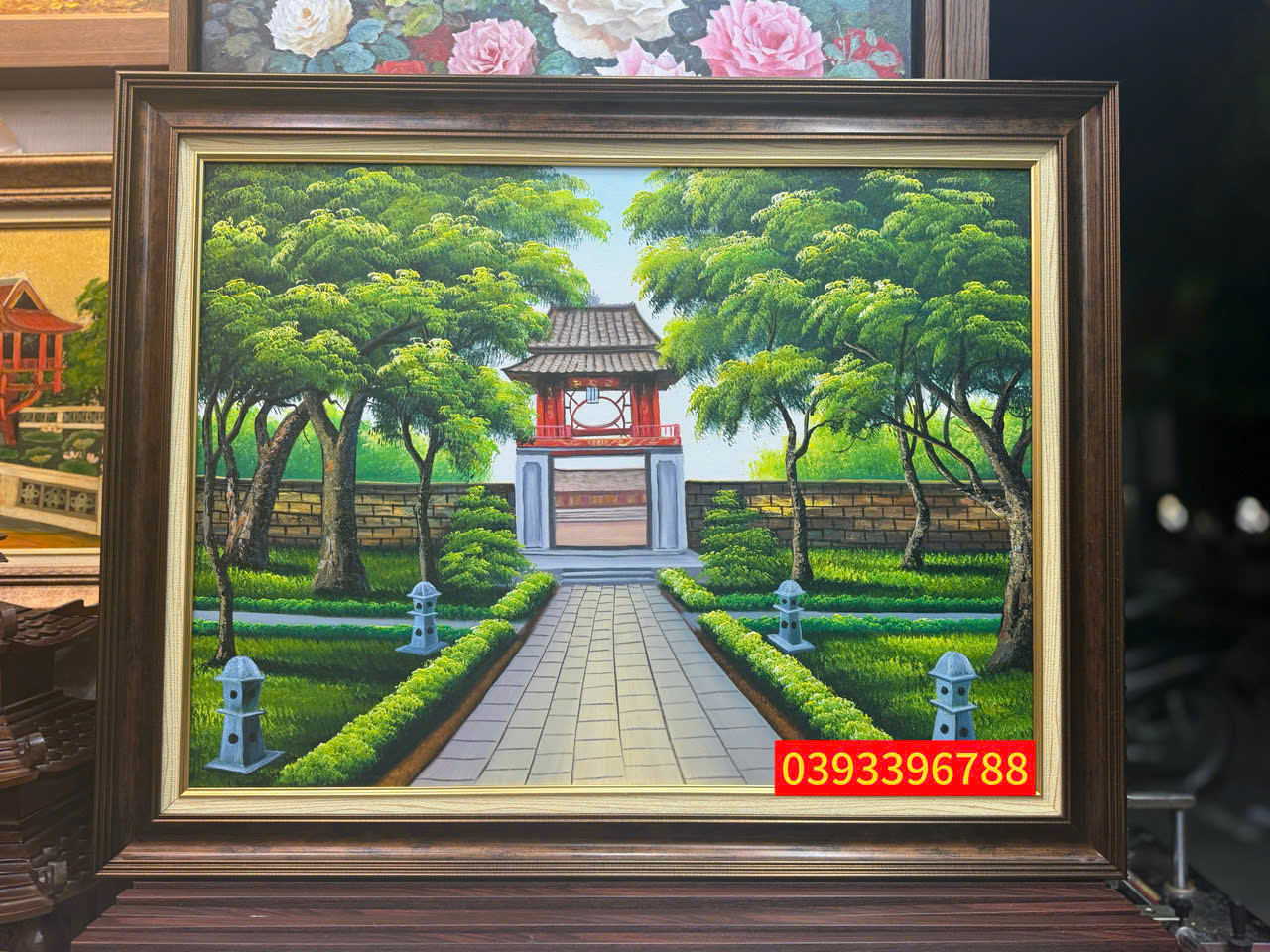 Tranh Văn Miếu